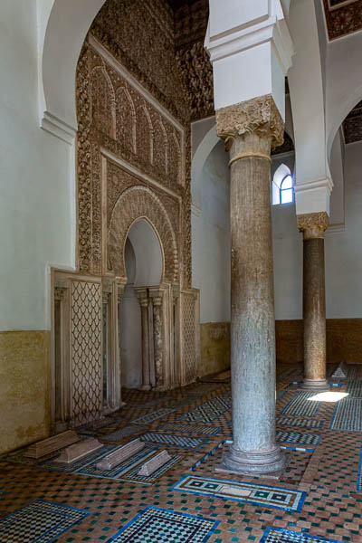 Marrakech : tombeaux saadiens