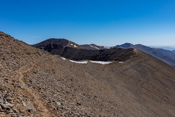 Crête du M'Goun, encore 2 km jusqu'au sommet