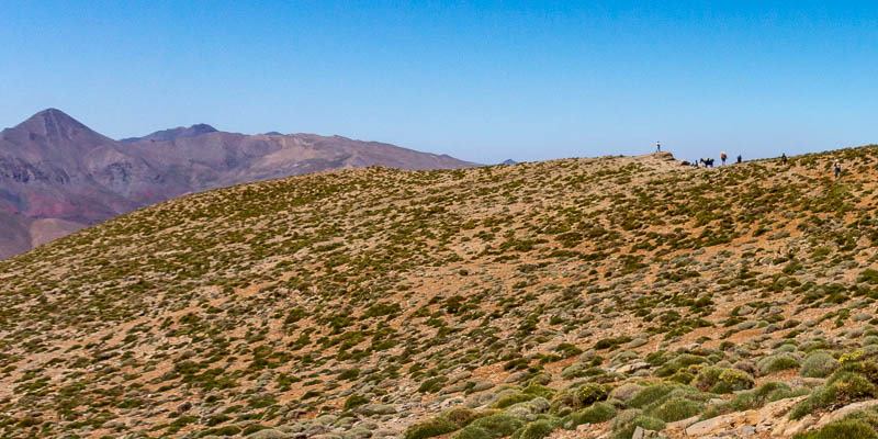 Arrivée au bord du plateau, 3200 m