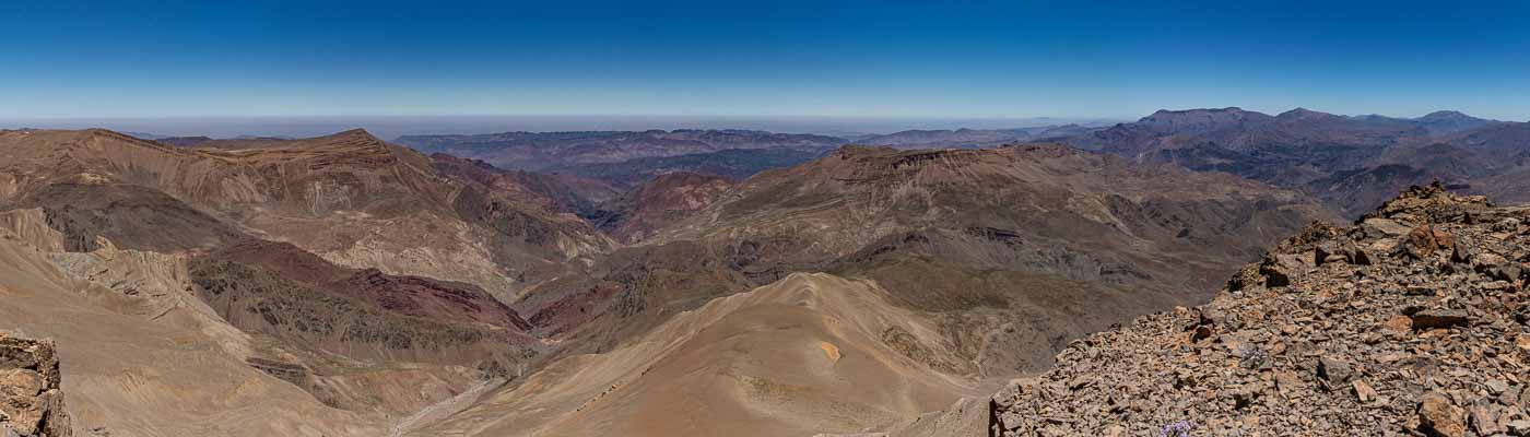 Sommet de l'Anghomar : vue nord et est