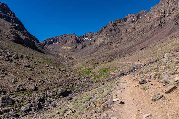 Montée vers les refuges du Toubkal