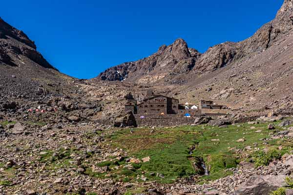 Refuges du Toubkal, 3100 m