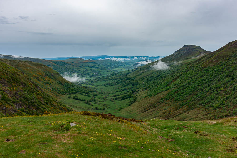 Col de Cabre : vue nord-est