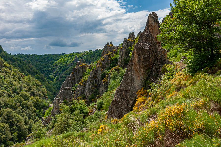 Gorges du Bès, sentier des Espagnols