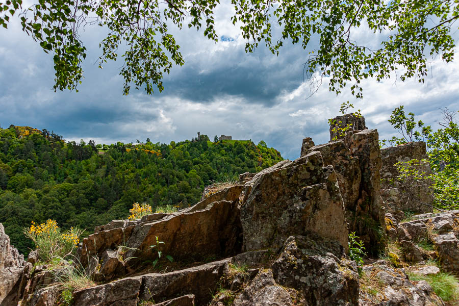 Gorges du Bès, sentier des Espagnols : Arzenc-d'Apcher