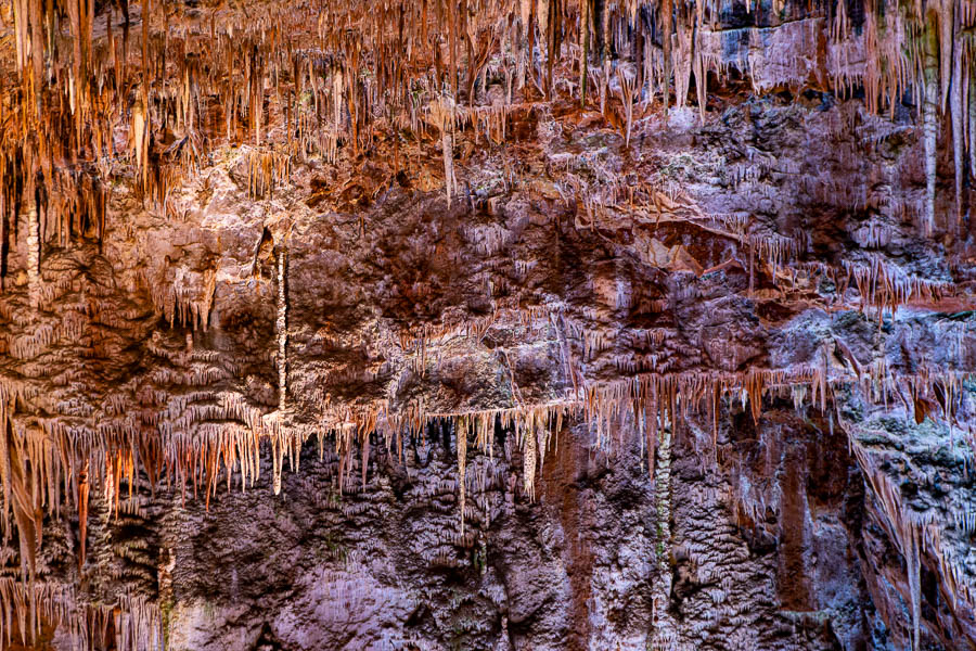 Causse Méjan, aven Armand : stalagtites