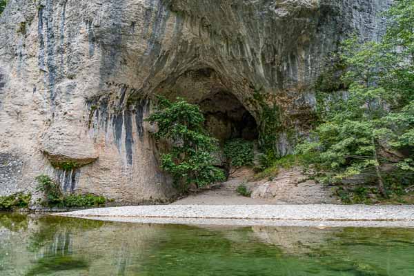 Gorges du Tarn : Gaujac, grotte