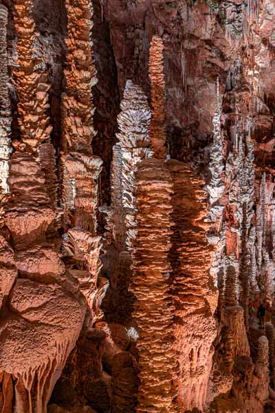 Causse Méjan, aven Armand : stalagmites