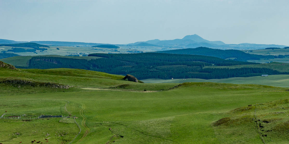 Vue du mont Chamaroux : puy de Dôme