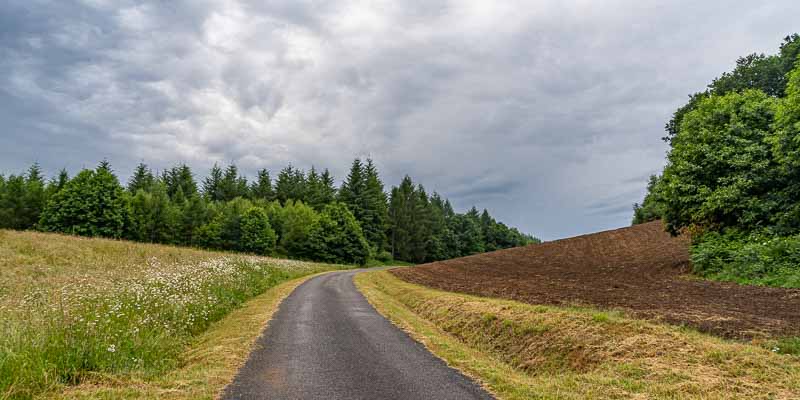 Route près de Romageix