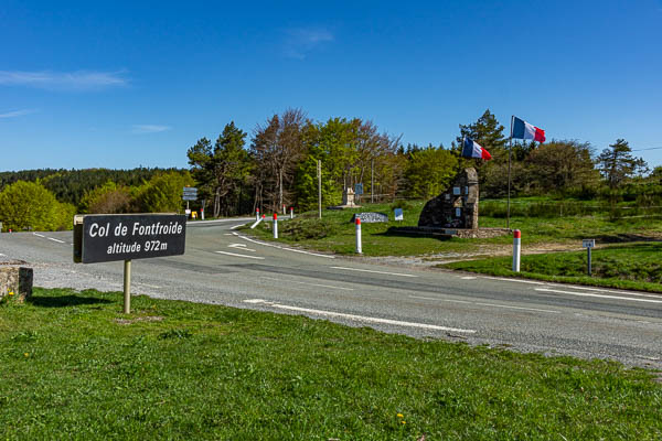 Col de Fontfroide : monument de la Résistance