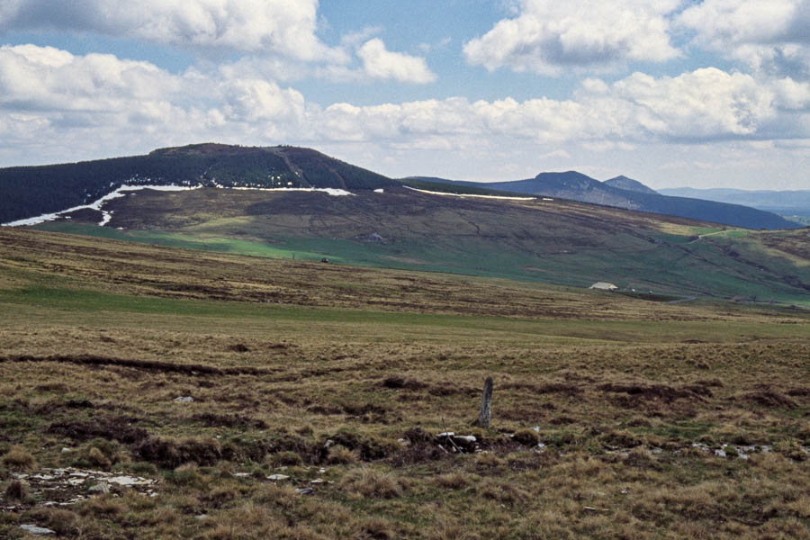 Le Mézenc, 1753 m, versant sud