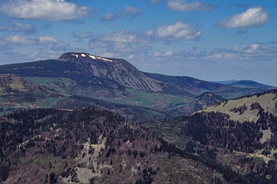 Le Mézenc vu du Gerbier