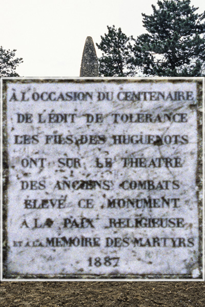 Monument du plan de Fontmort