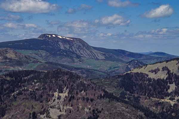 Le Mézenc vu du Gerbier