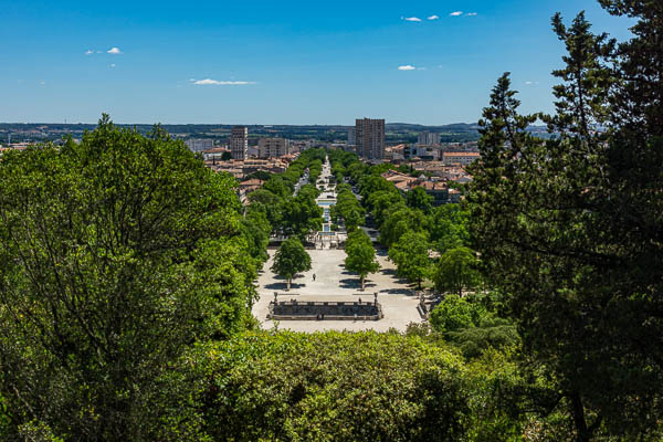 Nîmes : jardins de la Fontaine