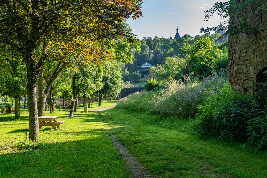 Avallon : berges du Cousin