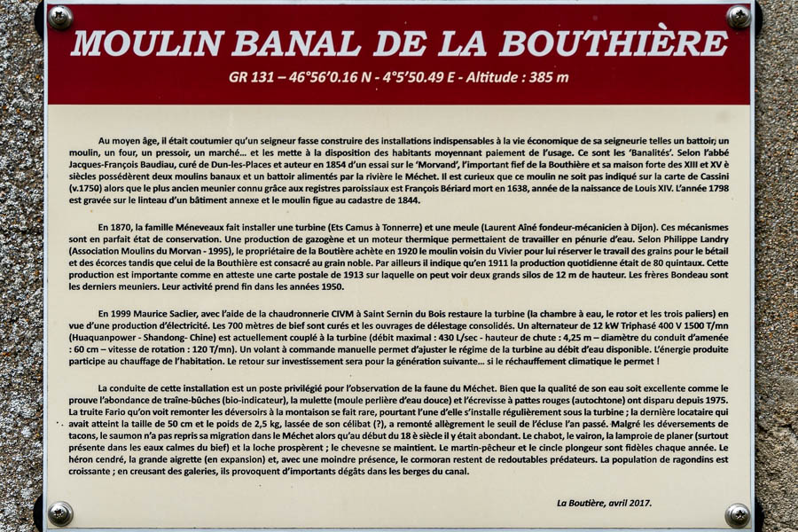 Saint-Léger-sous-Beuvray : moulin de la Bouthière