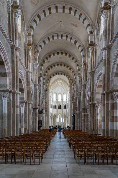Basilique de Vézelay : nef