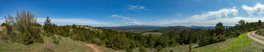 Vue depuis la bergerie de Tédenat