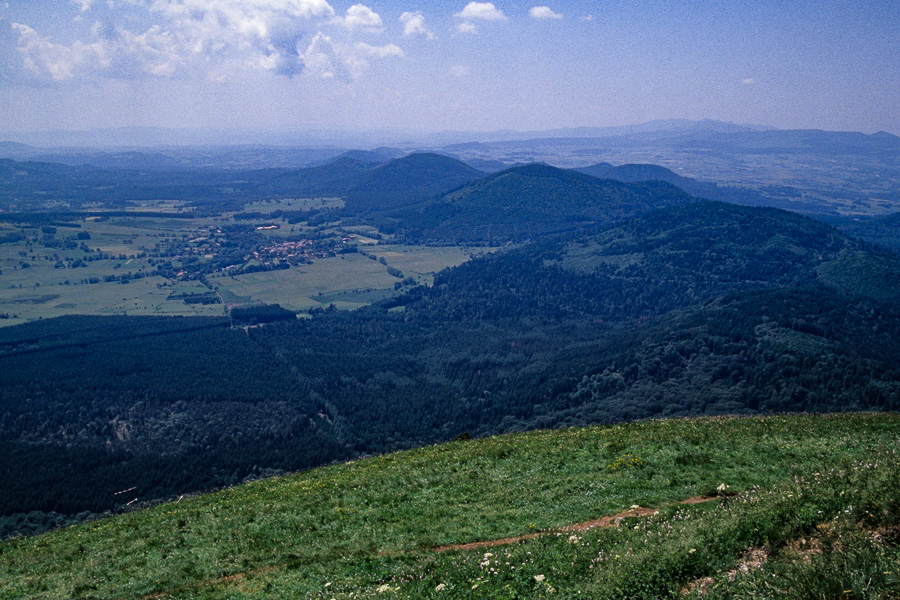 Puy de Dôme : vue sud, Laschamps