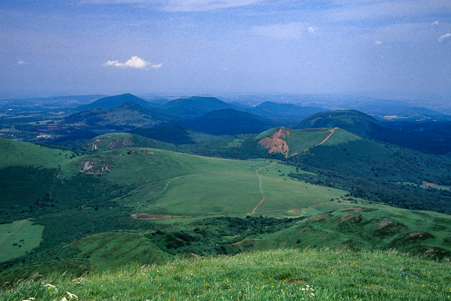 Puy de Dôme : vue nord