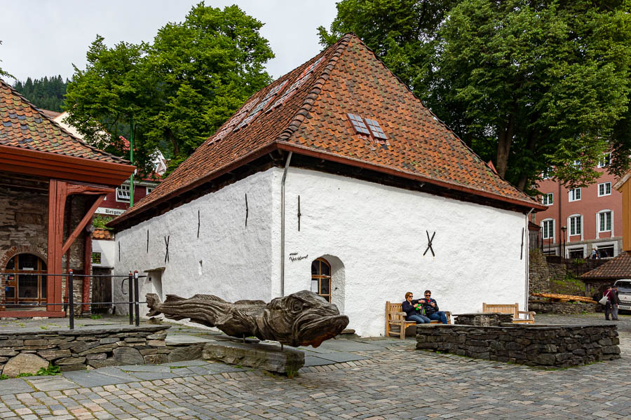 Bergen : entrepôts hanséatiques de Bryggen