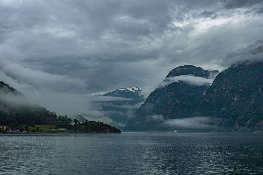 Aurlandsvangen, vue vers Flåm