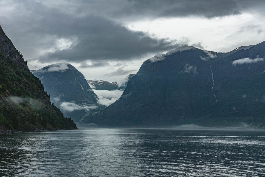 Aurlandsvangen, vue vers Skjerdal