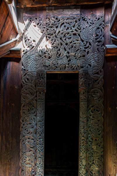 Oslo, Norsk Folkemuseum : stavkirke de Gol, 13e