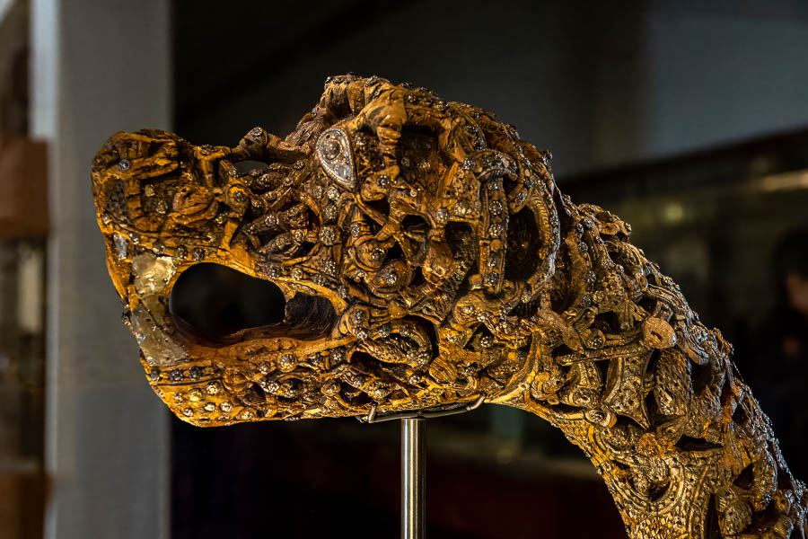 Oslo, Vikingskipshuset : bateau d'Oseberg