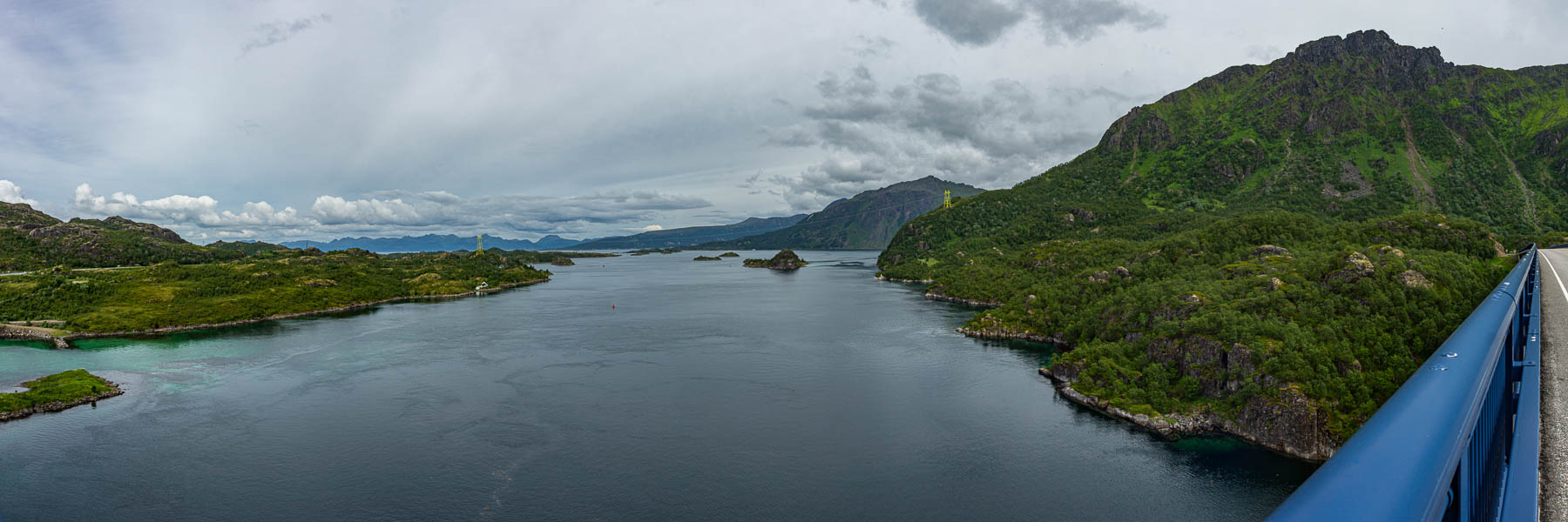 Raftsund au nord du pont