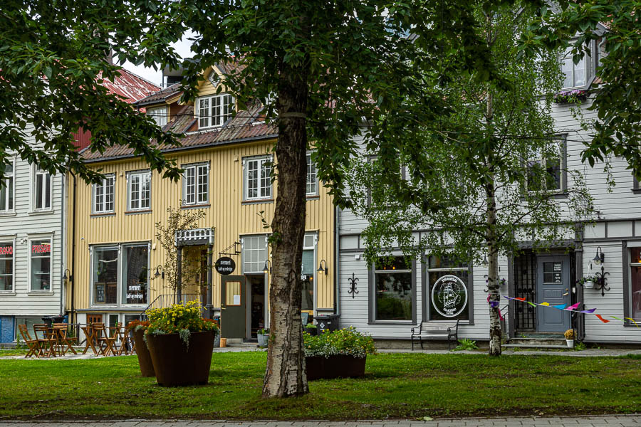 Tromsø : maisons de bois