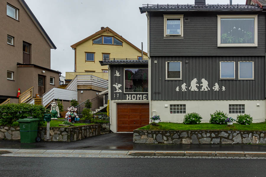 Hammerfest : maison avec trolls