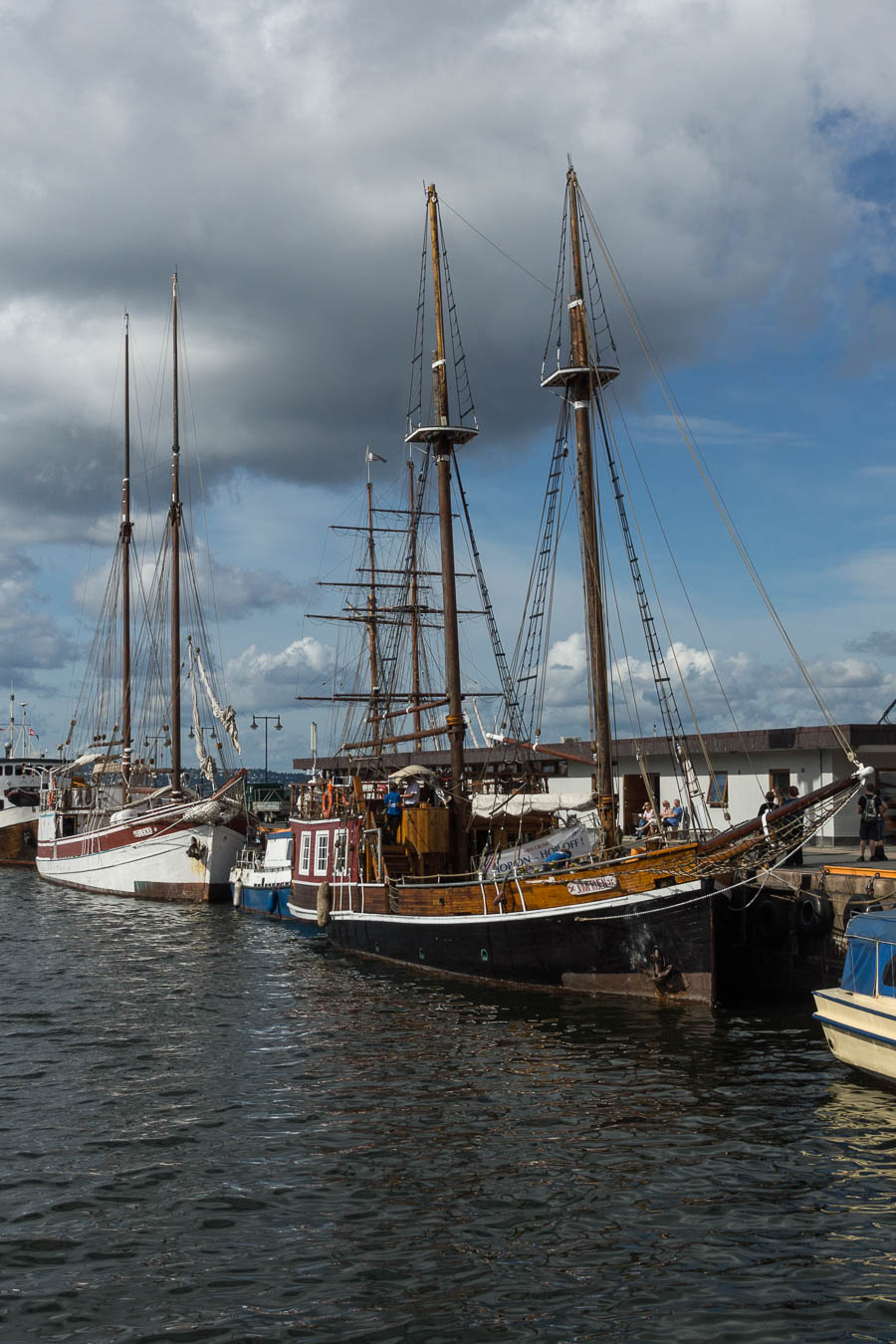 Port d'Oslo : vieux gréements