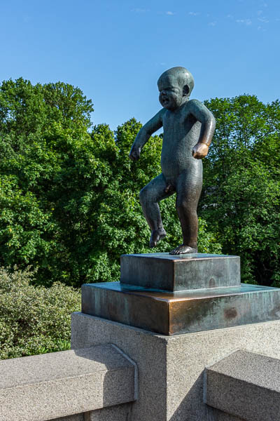 Oslo, parc Vigeland : « Sinnataggen »