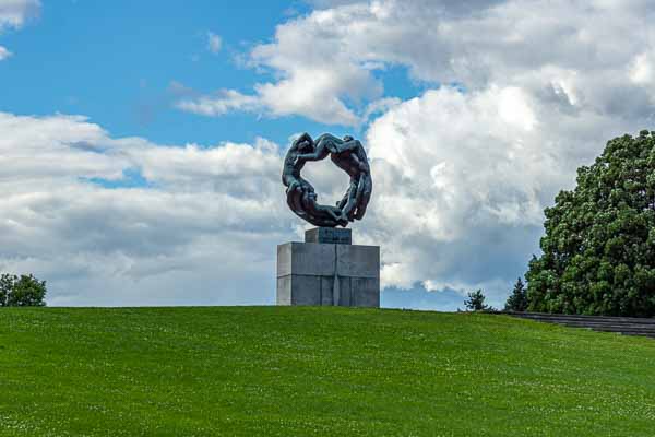 Oslo, parc Vigeland : « Livshjulet (Roue de la vie) »