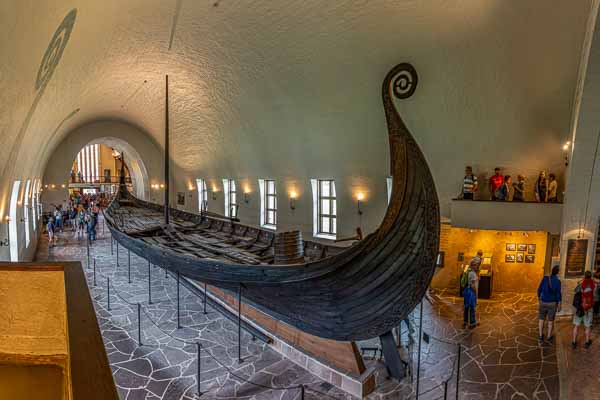 Oslo, Vikingskipshuset : bateau d'Oseberg