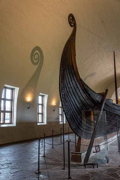 Oslo, Vikingskipshuset : bateau d'Oseberg