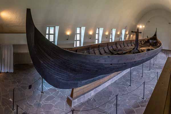 Oslo, Vikingskipshuset : bateau de Gokstad