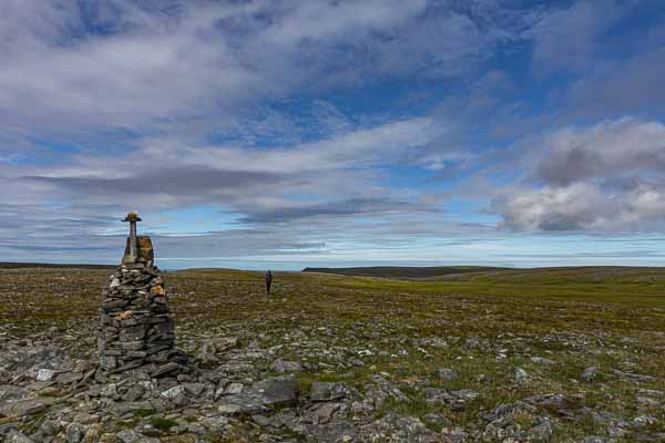 Sentier vers le Knivskjellodden