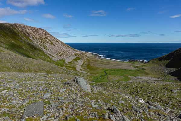 Knivskjellodden : plage