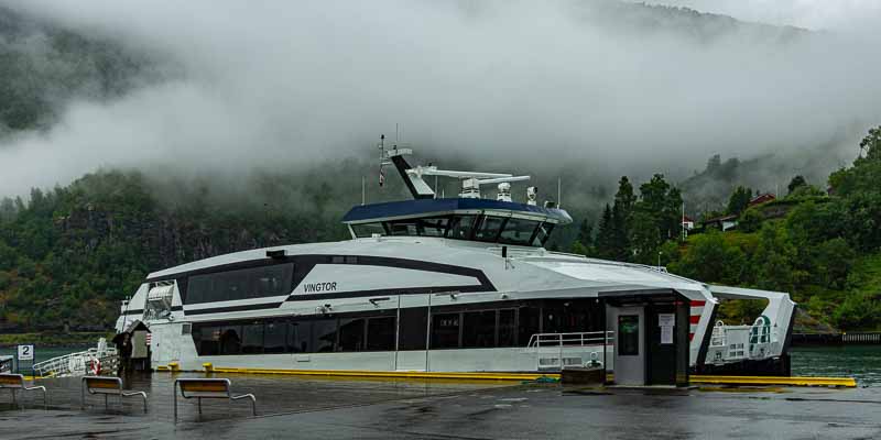 Catamaran à Flåm