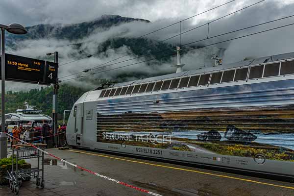 Train de Flåm à Myrdal