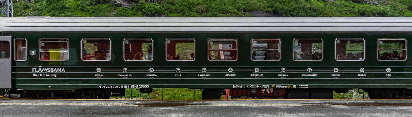 Train de Flåm à Myrdal