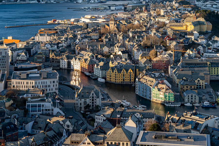 Ålesund depuis Fjellstua