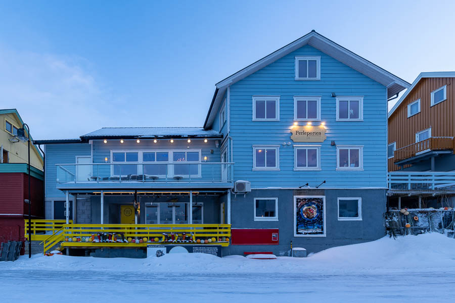 Honningsvåg : Perleporten, brasserie Sjøgata