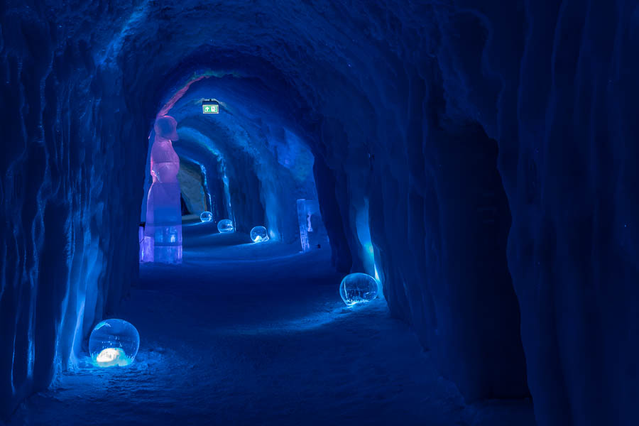 Kirkenes : Snowhotel, couloir