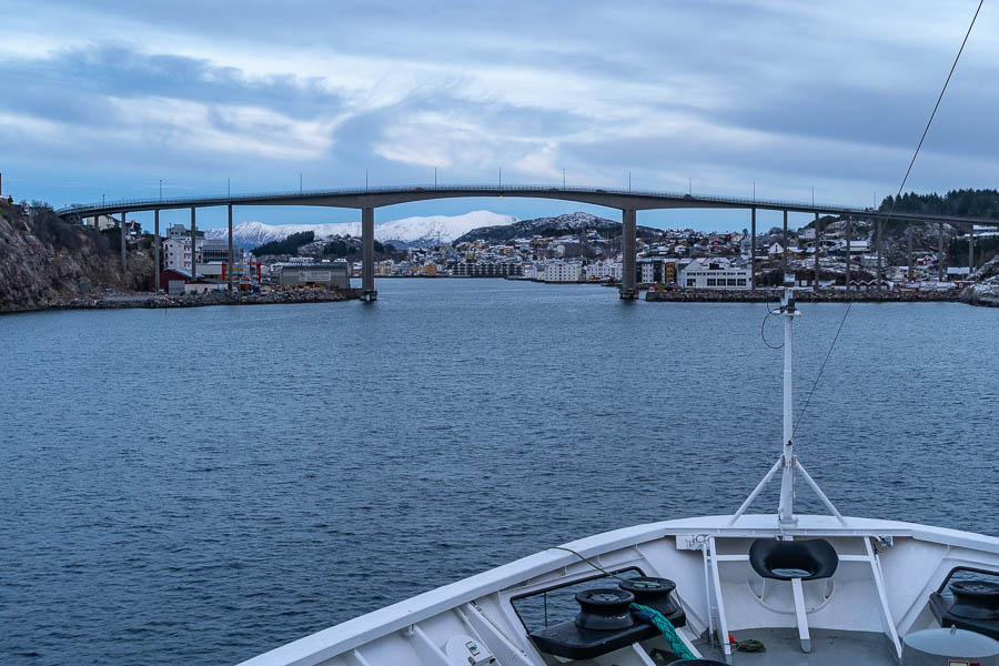 Arrivée à Kristiansund