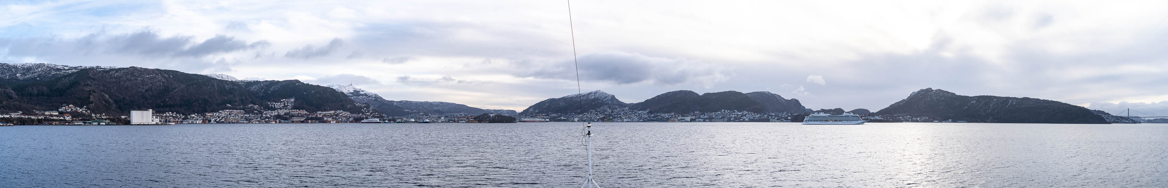 Arrivée à Bergen